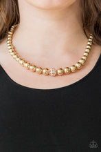 Load image into Gallery viewer, Paparazzi Accessories High-Stakes FAME - Gold Necklace
