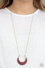 Load image into Gallery viewer, Paparazzi Accessories Count To ZEN - Red Necklace