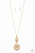 Load image into Gallery viewer, Paparazzi Accessories Hook, VINE, and Sinker - Gold Necklace