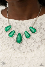 Load image into Gallery viewer, Paparazzi Accessories Newport Princess - Green Necklace