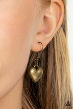 Load image into Gallery viewer, Paparazzi Accessories-Chicly Cupid - Brass