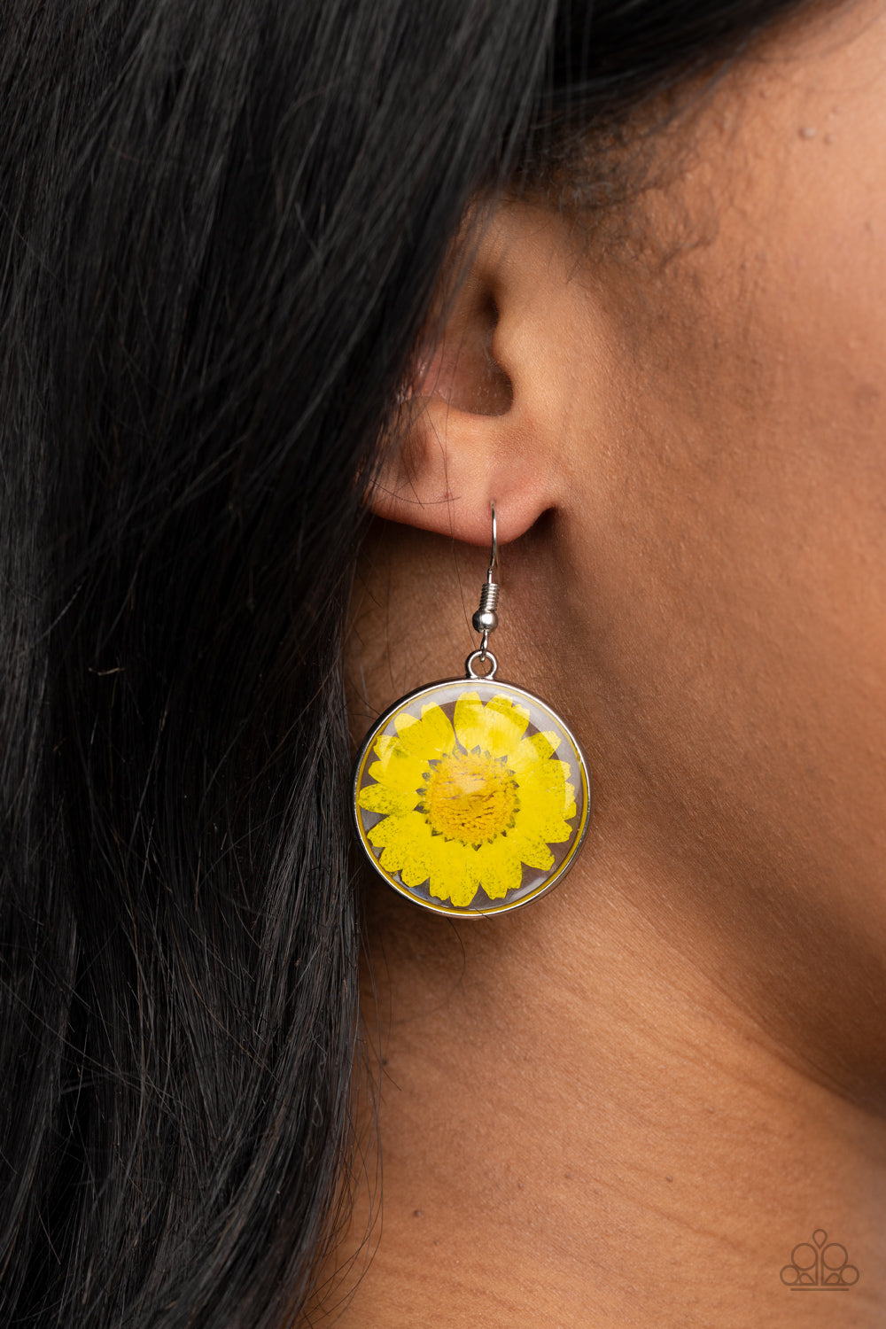 Paparazzi Accessories Forever Florals - Yellow Earring