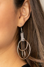 Load image into Gallery viewer, Paparazzi Accessories Fearless Fusion - Silver Earring
